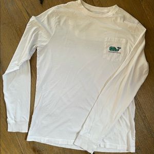 Boys Vineyard Vines long sleeve football tee